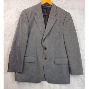 Polo Ralph Lauren University Club Mens 41R Gray Herringbone Wool Blazer Canada